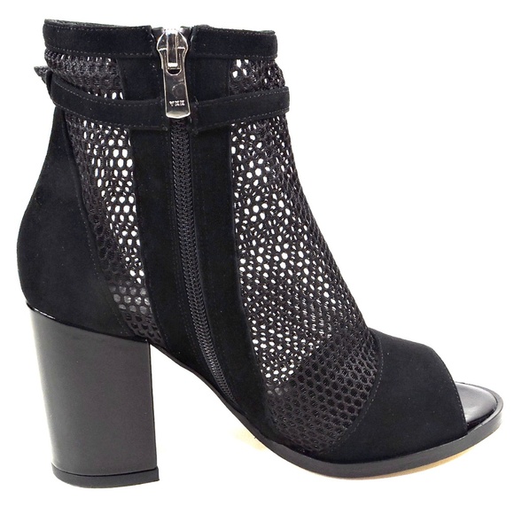 ALESSANDRO DI MARIA 🇮🇹 WOMENS BLACK SUEDE SUMMER BOOTIE - Picture 8 of 9